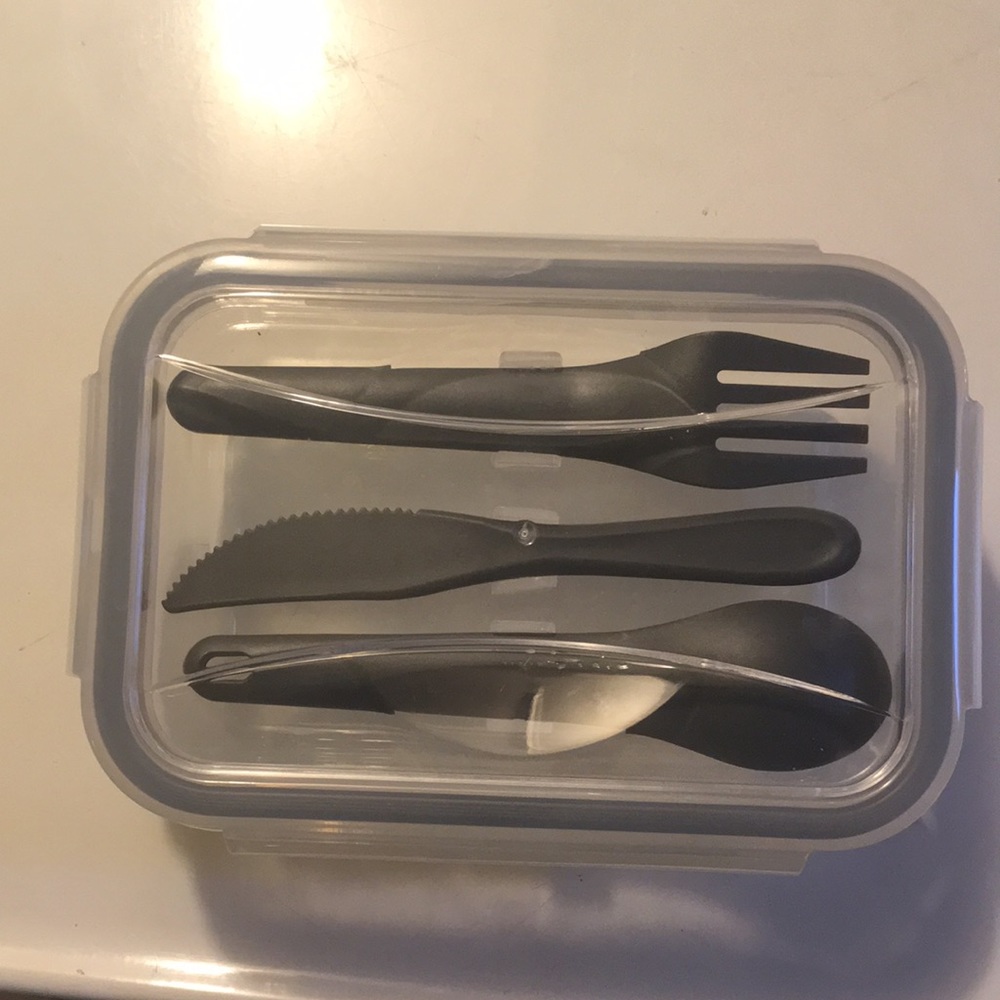 Reusable All-In-one glass lunch container